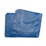 Prelata 4 x 6 m, 57 g/m2, albastra, material PP+PE