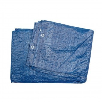 Prelata 4 x 6 m, 57 g/m2, albastra, material PP+PE