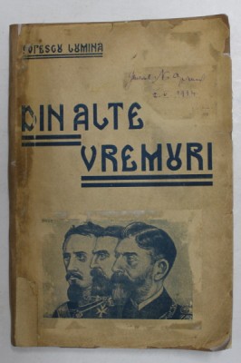 DIN ALTE VREMURI de POPESCU LUMINA , 1932 foto