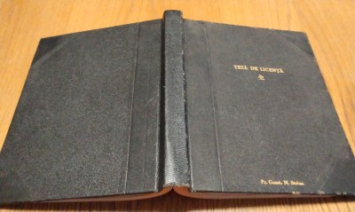 FERICITUL TEODORET AL CIRULUI Comentar la EPISTOLA INTAIA CATRE CORIENTENI Teza de Licenta - Stoian N. Constantin (autograf) - 1939, 210 p. foto