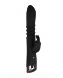 Vibrator Rapid Rabbit Thrusting&amp;Vibrating, Silicon, USB, Negru, 25.4 cm