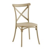 Cumpara ieftin Scaun plastic gri maro Savita 50x47x90 cm