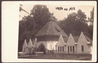 5582 - VATA de JOS, Hunedoara, Romania - old postcard, real Photo - unused foto