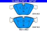 ATE 13.0460-7167.2 set placute frana,frana disc