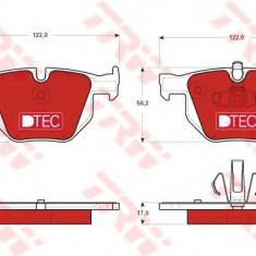 Set placute frana,frana disc BMW Seria 3 (E90) (2005 - 2011) TRW GDB1560DTE