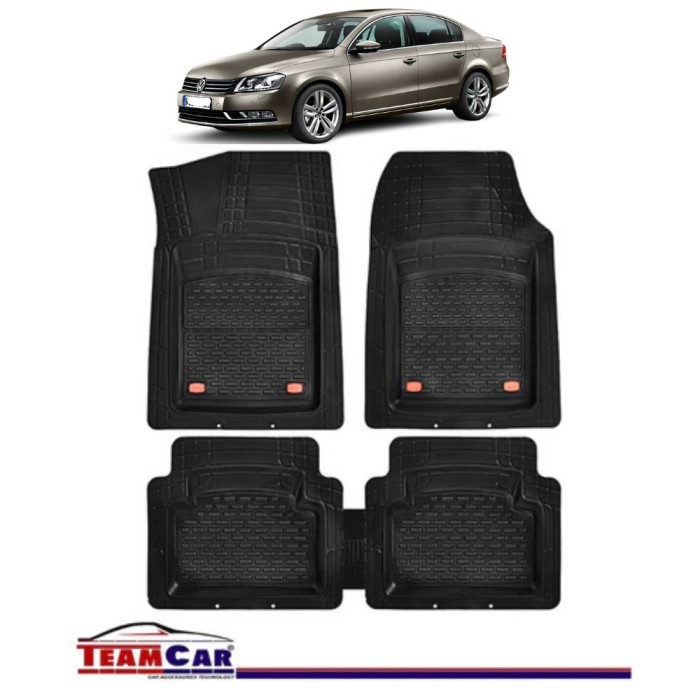 Covorașe Auto TeamCar&reg; Tip Tăviță Compatibile Volkswagen Passat B7 (2010&ndash;2014) - Sedan