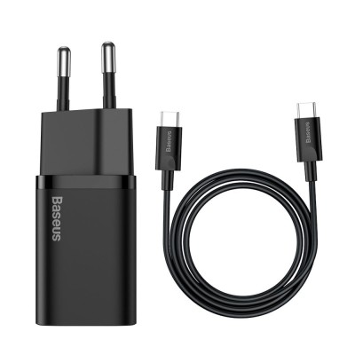 Incarcator retea Baseus Super Si USB-C 25W 3A cablu type c type cTZCCSUP-L01 foto