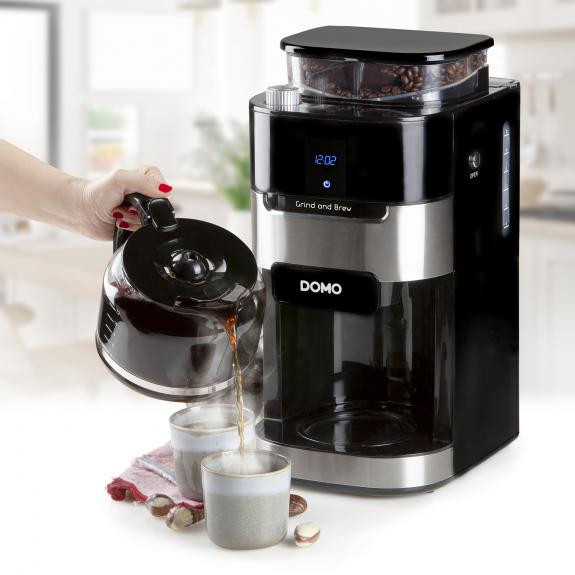 Filtru cafea cu rasnita incorporata Domo DO721K, 900 W | Okazii.ro