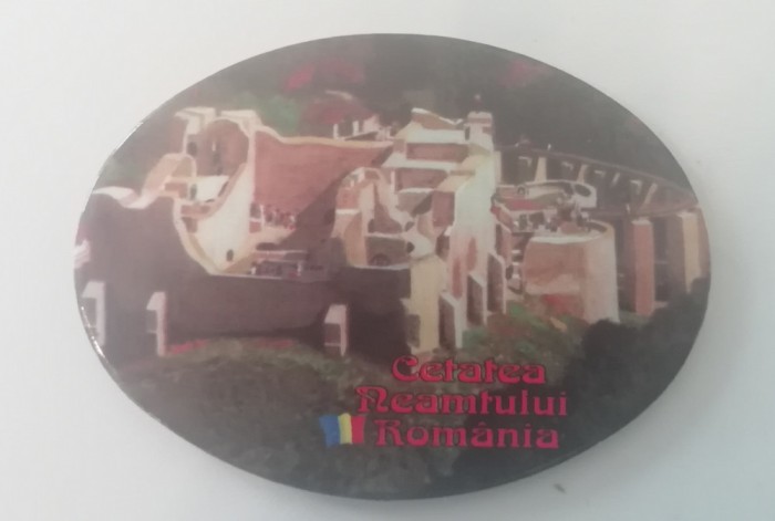 D1 - Magnet frigider tematica turism - Targu Neamt Cetatea Neamt - Romania 28