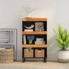 VidaXL Dulap lateral, 60x33x107 cm, lemn masiv de acacia 352890