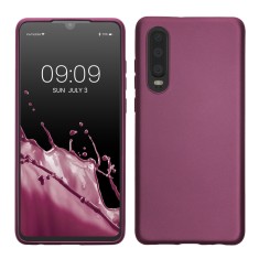 Husa kwmobile pentru Huawei P30, Silicon, Mov, 47411.230 foto