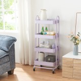Carucior 4 cosuri servire la masa Pyh&auml;nt&auml; 103,5x46x35cm otel lila [en.casa] HausGarden Leisure, [en.casa]