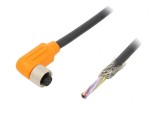 Cablu de Conectare M12 8-PIN Unghi 5m IP67