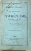 L anthropologie criminelle (Antropologie criminala- carte in franceza) - Cesare Lombroso
