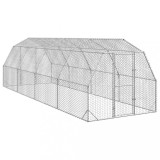 Cumpara ieftin Pui de gaina 2,5x8x2,25 m Otel galvanizat
