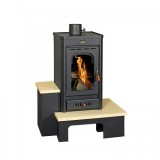 Soba pe lemne, Prity SRB, metalica, 3,6 kg/h , 490 x 460 x 840