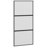 Cumpara ieftin Usa glisanta, negru, 102,5x205 cm, sticla securizata/aluminiu