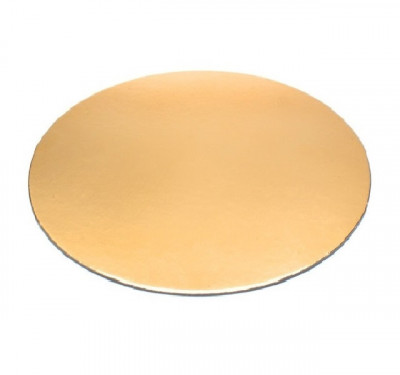 Discuri Aurii din Carton, Diametru 36 cm, 25 Buc/Bax - Tava Prajituri, Ambalaje Tort foto