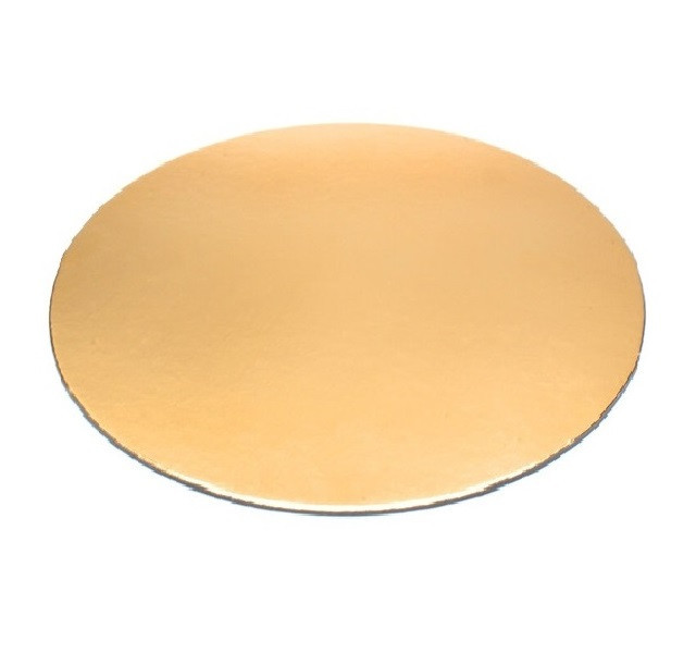 Discuri Aurii din Carton, Diametru 36 cm, 25 Buc/Bax - Tava Prajituri, Ambalaje Tort