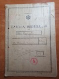cartea imobilului din anul 1939 - galati - strada mihail kogalniceanu