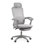 Cumpara ieftin Scaun ergonomic cu tetiera OFF 430, mesh, suport picioare, polipropilena, 100 kg