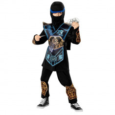 Costum ninja razboinic cu accesorii pentru baieti 3-4 ani 104 cm