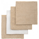 Cumpara ieftin T-TOMI BIO Bamboo Baby Washcloths Balsam de spalat Beige 25 x 25 cm 4 buc