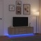 vidaXL Dulap TV cu lumini LED Stejar Sonoma 160,5x41x50 cm