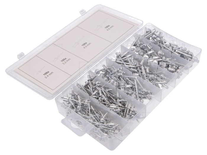 Set 400 Nituri Aluminiu