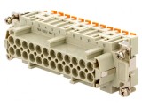 Conector HDC Inserturi Contact Mamă 24 PE 16A