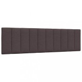 VidaXL Pernă pentru tăblie de pat maro &icirc;nchis, 180 cm, material textil