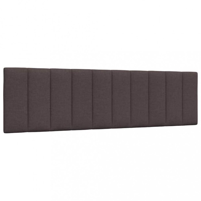 vidaXL Pernă pentru tăblie de pat, Hanko, maro &icirc;nchis, 180 cm, material textil 4019180