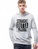 Hanorac Barbati Gri - Straight Outta Pajura - 2XL, THEICONIC