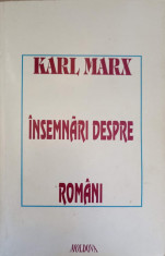 INSEMNARI DESPRE ROMANI-KARL MARX foto