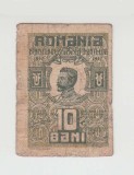ROMANIA - 10 BANI 1917 FERDINAND I , B1.192