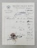 8.CHITANTA ELIBERATA FAMILIILOR DOCTORULUI CONSTANTIN DANIEL SI ANTON CARP , DE HOTELUL &#039; TRIANON PALACE &#039; DIN PARIS , 1932