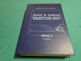 COLECȚIE DE STANDARDE PENTRU INDUSTRIA BERII, SPIRTULUI, AMIDONULUI /1993 *