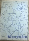 ACTE (4) Caiet Vocabular vechi &bdquo;LETEA&rdquo; Bacău (anii '62-'70), evaluare: stare foarte bună, necompletat, de colecție.