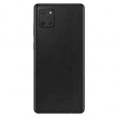 Set Folii Skin Acoperire 360 Compatibile cu Samsung Galaxy Note 10 Lite (Set 2) - ApcGsm Wraps Leather Black
