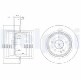 DELPHI BG4063C Disc frana