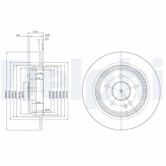 DELPHI BG4063C Disc frana