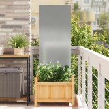 vidaXL Ecran de intimitate pentru grădină Argintiu 50 x 140 cm