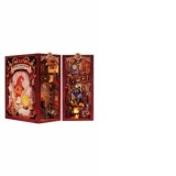 Puzzle 3D, Cotor de carte, Book Nook DIY, Flame Common Room, Cutebee, 259 piese