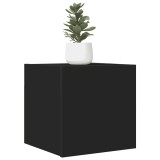 Dulap TV montaj pe perete, negru, 30,5x30x30 cm
