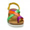 Sandale Dama Spania Comod Piele Colorate