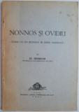 Nonnos si Ovidiu. Studiu cu un rezumat in limba franceza &ndash; St. Bezdechi