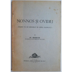 Nonnos si Ovidiu. Studiu cu un rezumat in limba franceza &ndash; St. Bezdechi