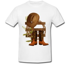 Tricou &amp;quot; Cowboy boot and hat &amp;quot; foto