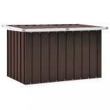 Lada de depozitare pentru gradina, maro, 109 x 67 x 65 cm GartenMobel Dekor, vidaXL