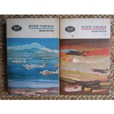 ANDRE MALRAUX - SPERANTA ( 2 VOLUME ) ( BPT 683-684 )